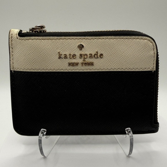 kate spade Handbags - Kate Spade Colorblock Card Case & Key Ring Wallet